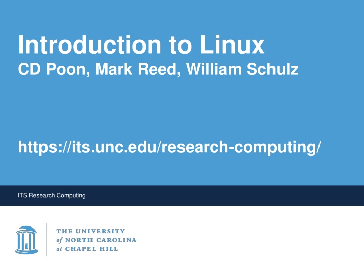 introduction to linux cd poon mark reed william