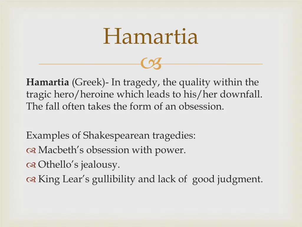 hamartia