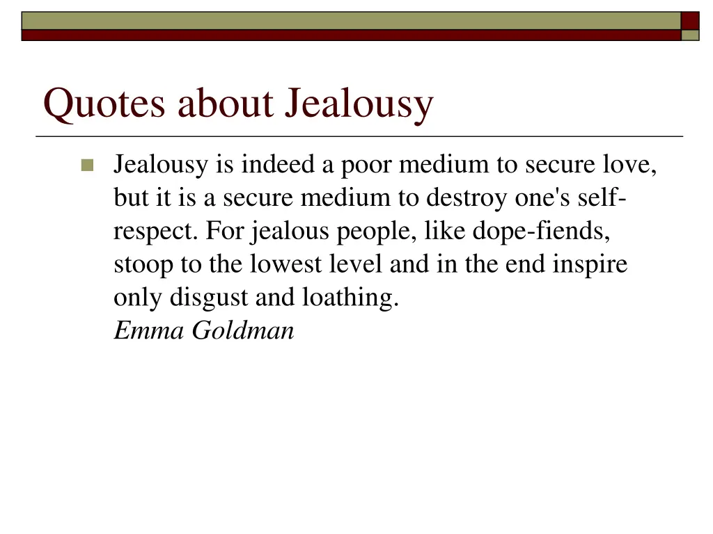 quotes about jealousy