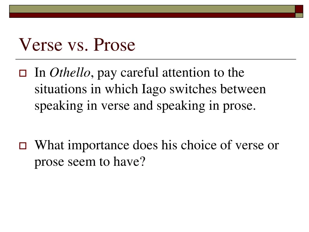 verse vs prose 1