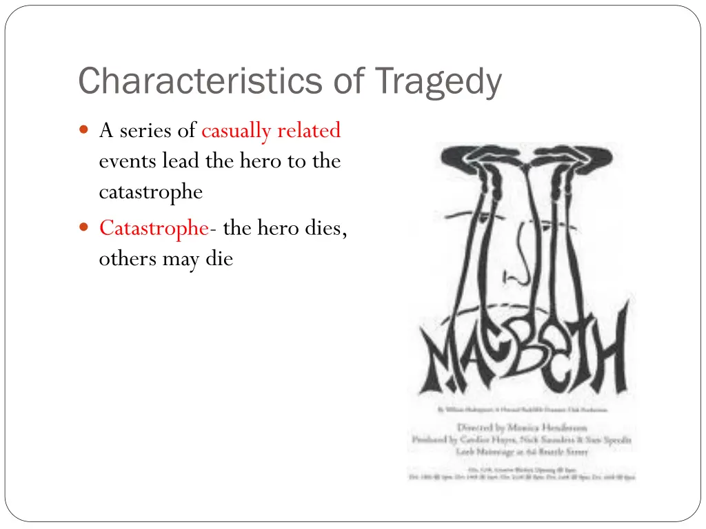 characteristics of tragedy 2