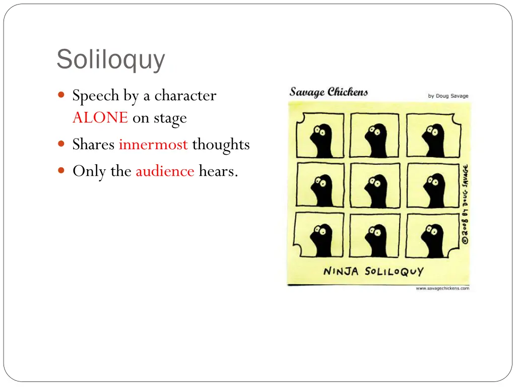 soliloquy