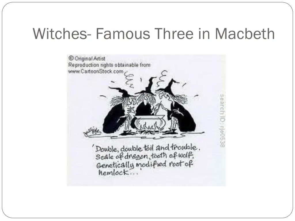 witches famous three in macbeth