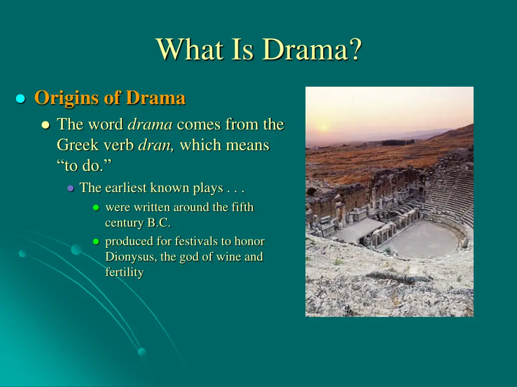 what is drama 1