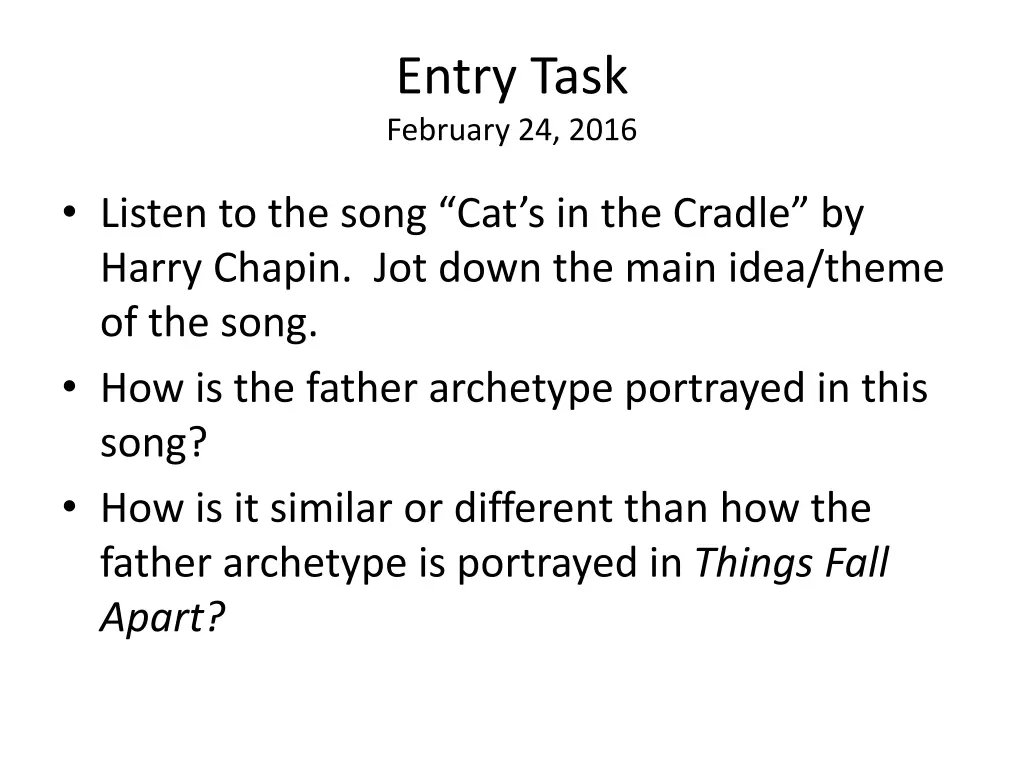 entry task february 24 2016