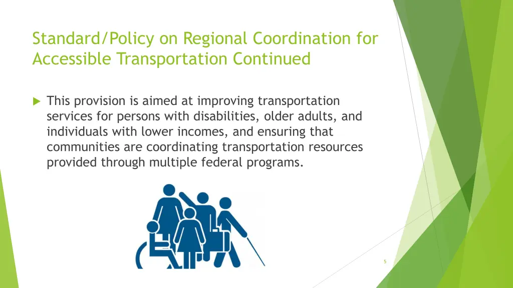 standard policy on regional coordination 1