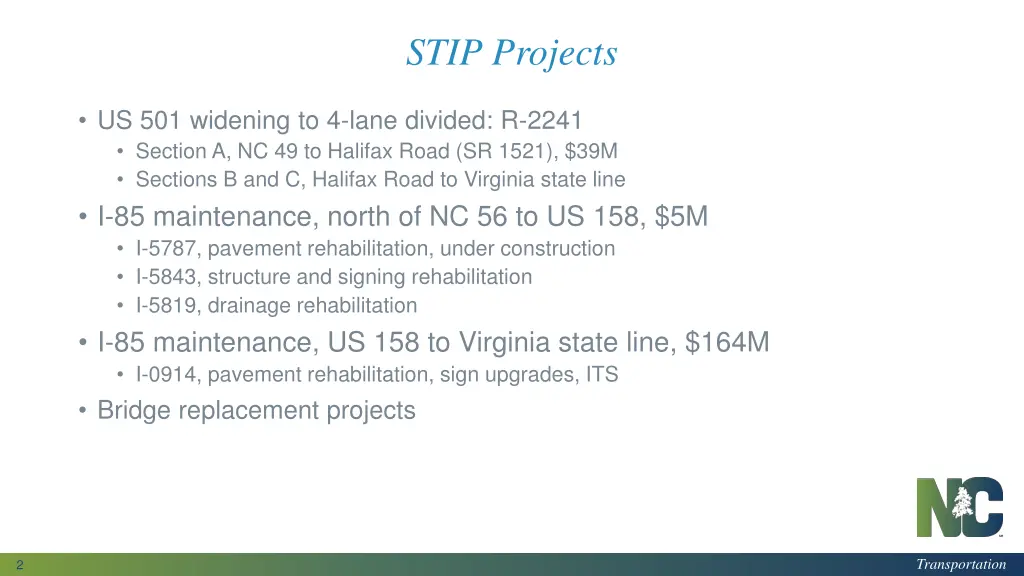 stip projects