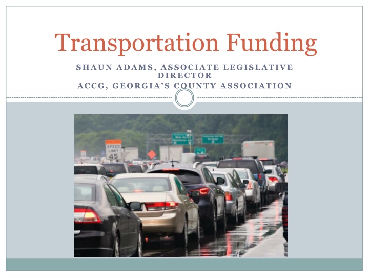 transportation funding