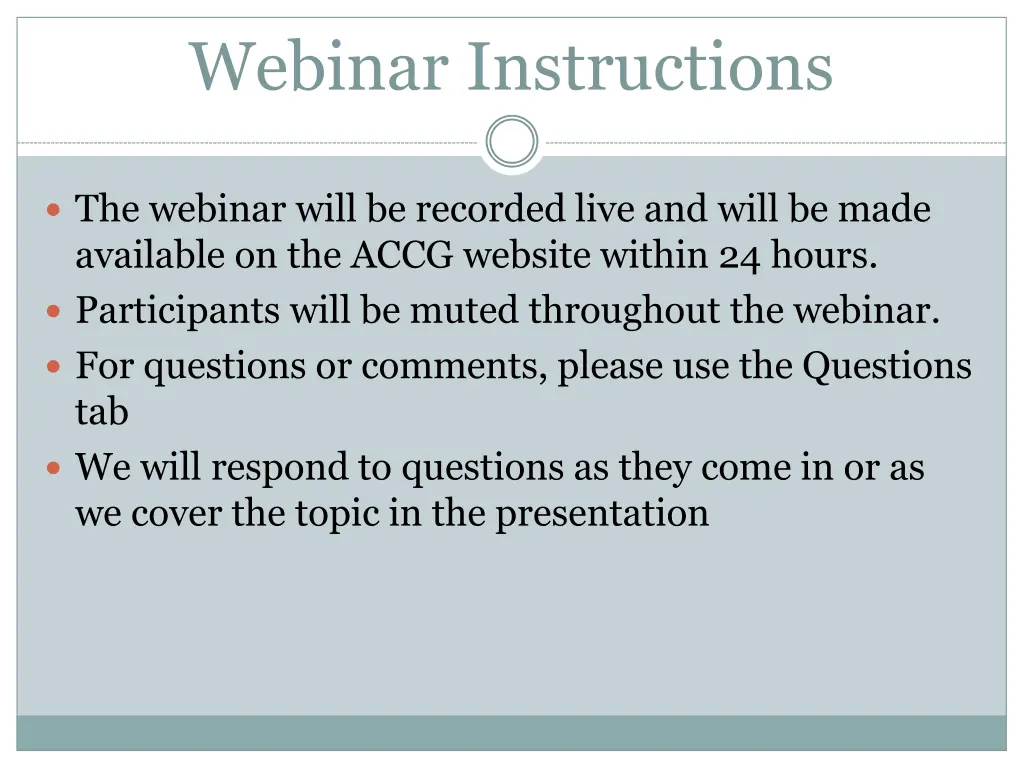 webinar instructions