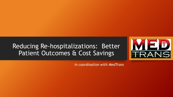 reducing re hospitalizations better patient