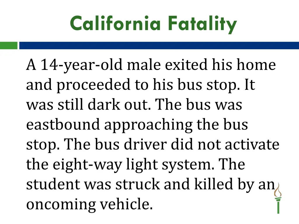 california fatality