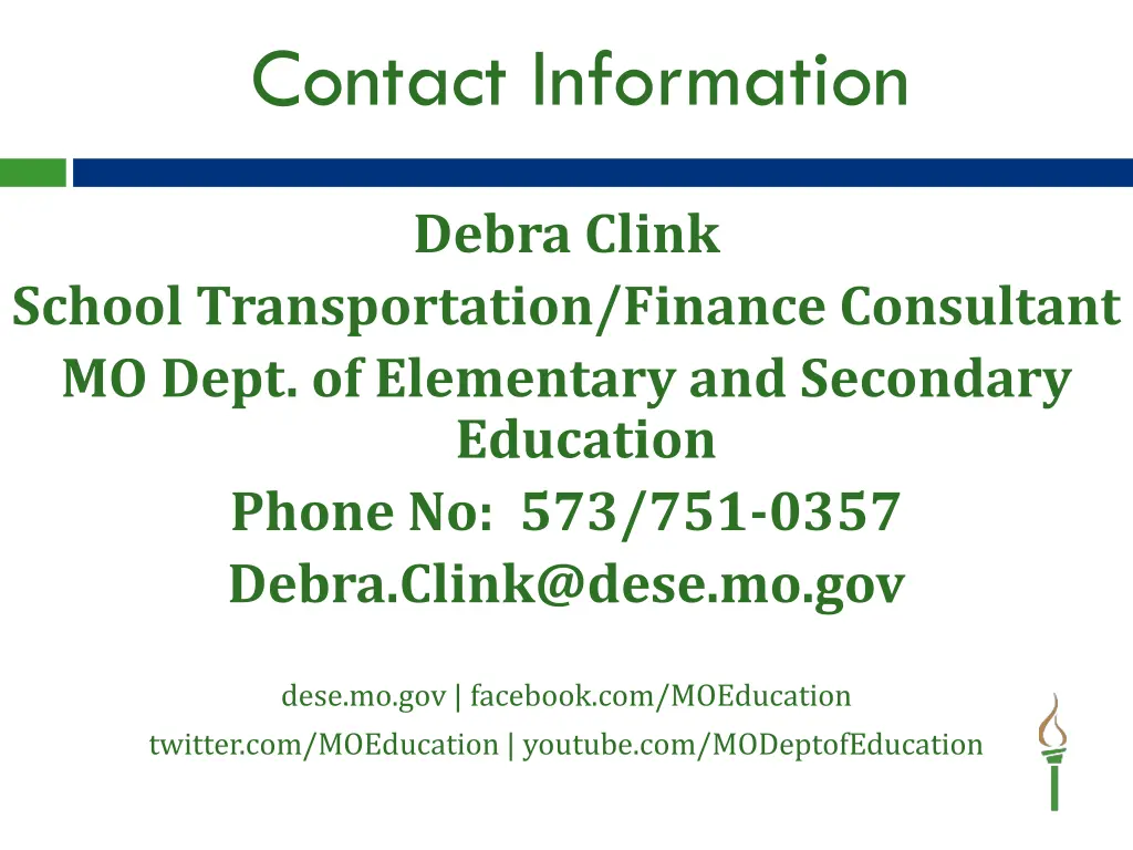 contact information