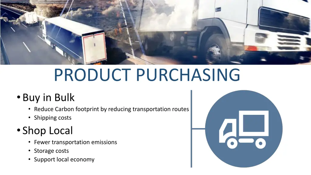 product purchasing reduce carbon footprint