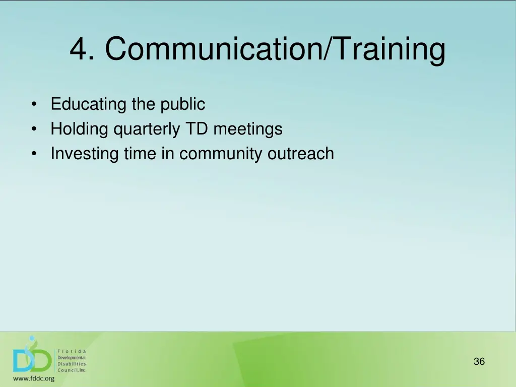 4 communication training