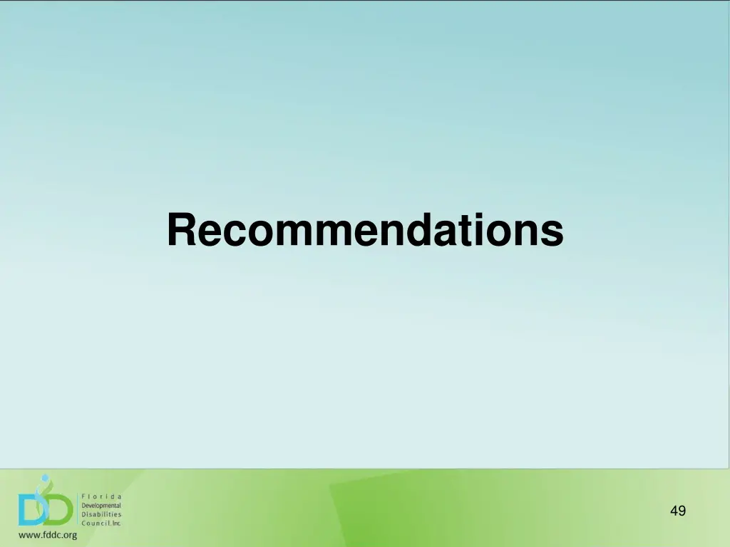 recommendations