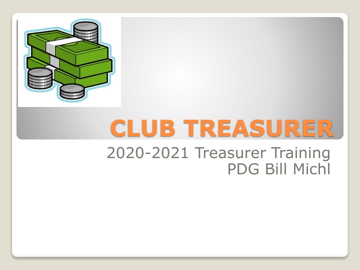 club treasurer 2020 2021 treasurer training