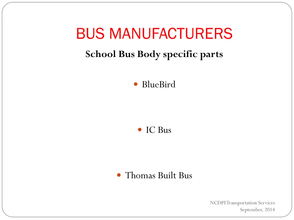 bus manufacturers