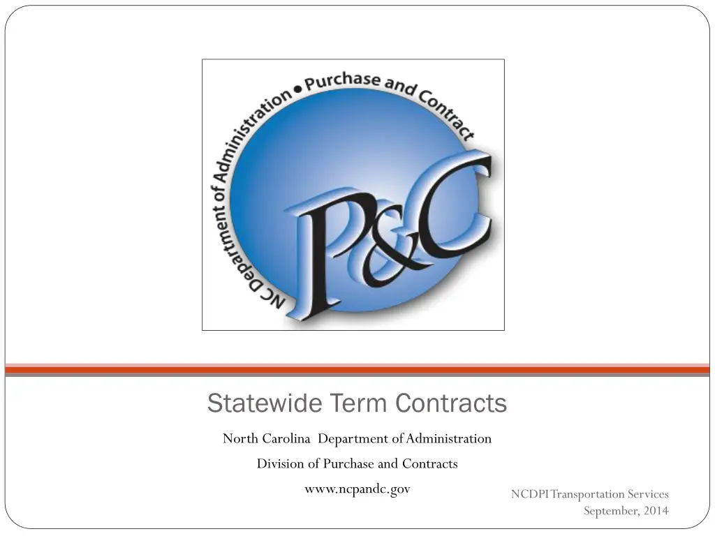 statewide term contracts