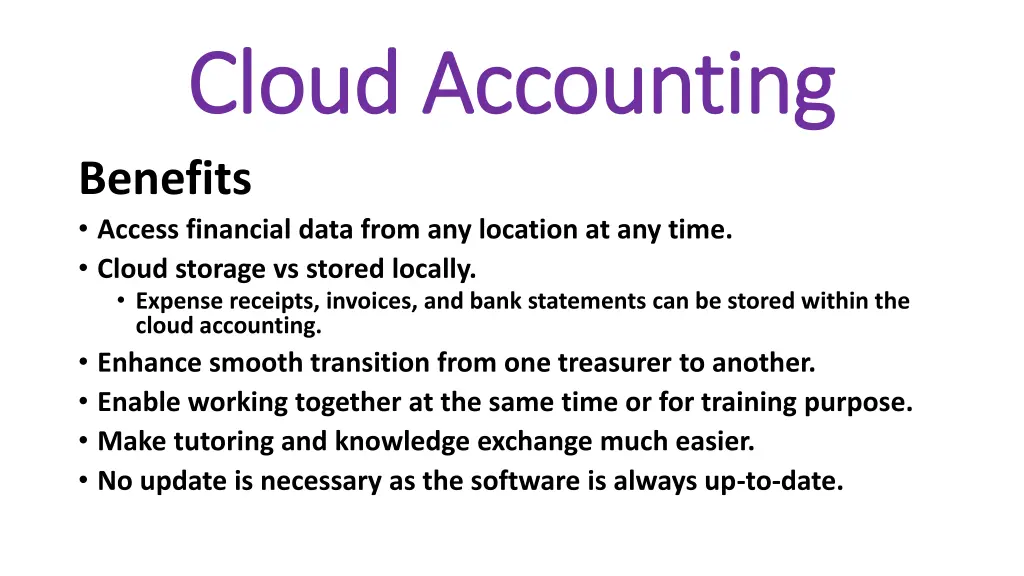 cloud accounting cloud accounting benefits access