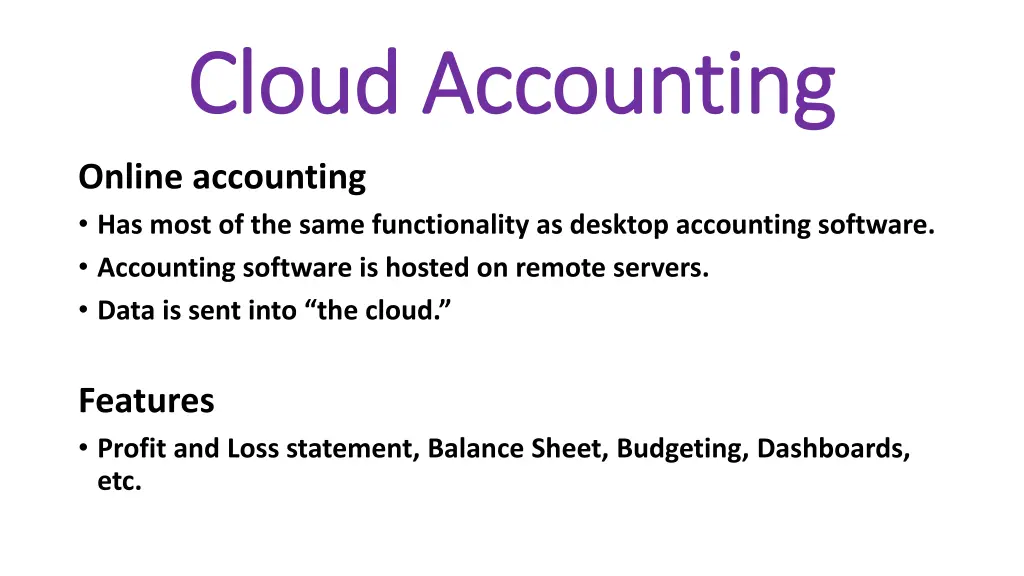 cloud accounting cloud accounting