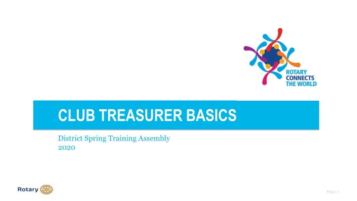 club treasurer basics