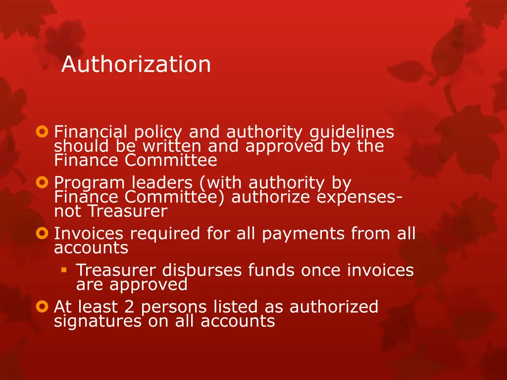 authorization