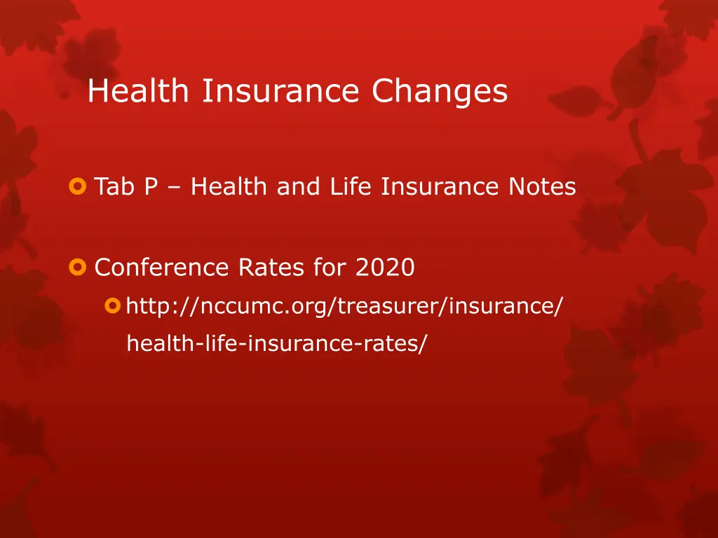 health insurance changes