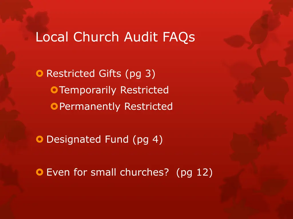 local church audit faqs 1