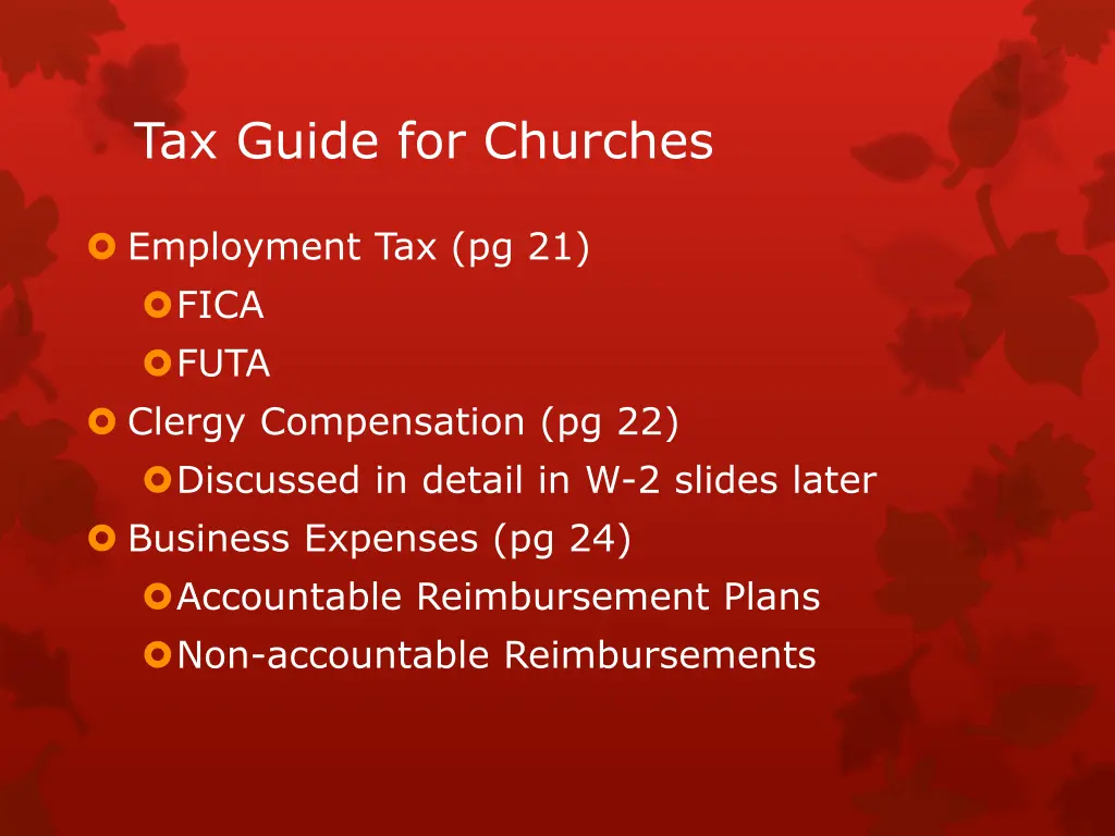 tax guide for churches 1