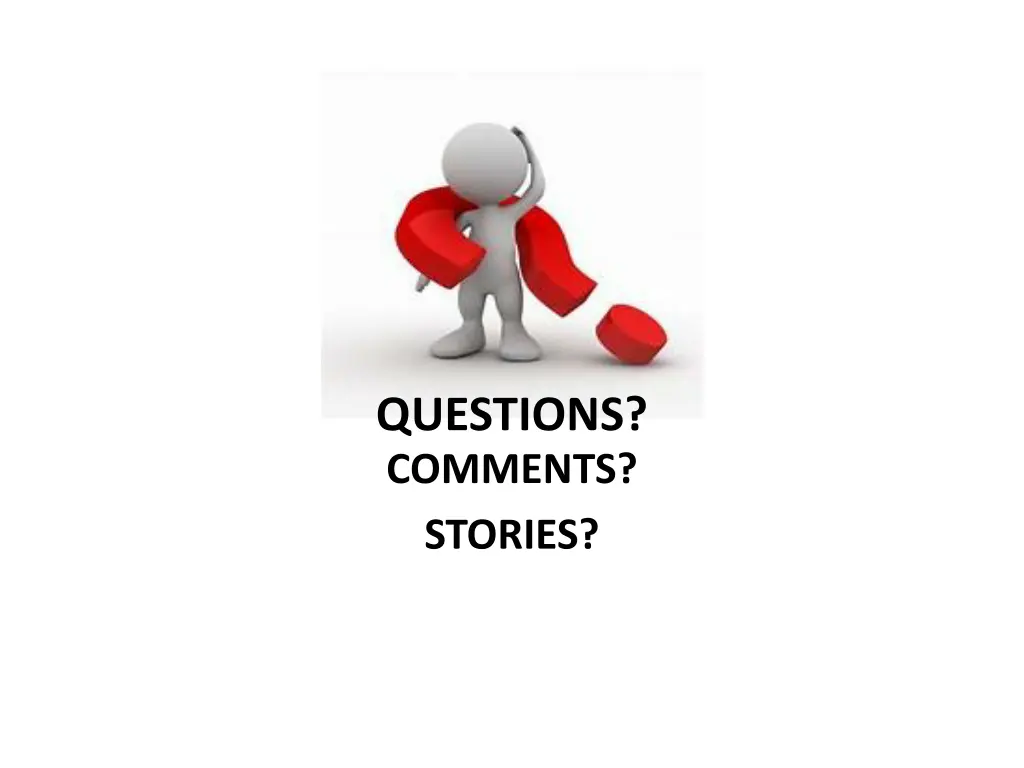 questions comments stories