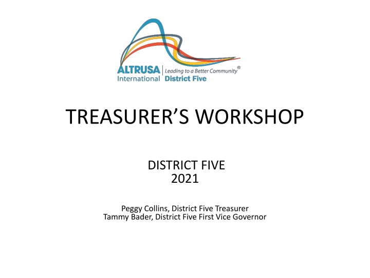 treasurer s workshop