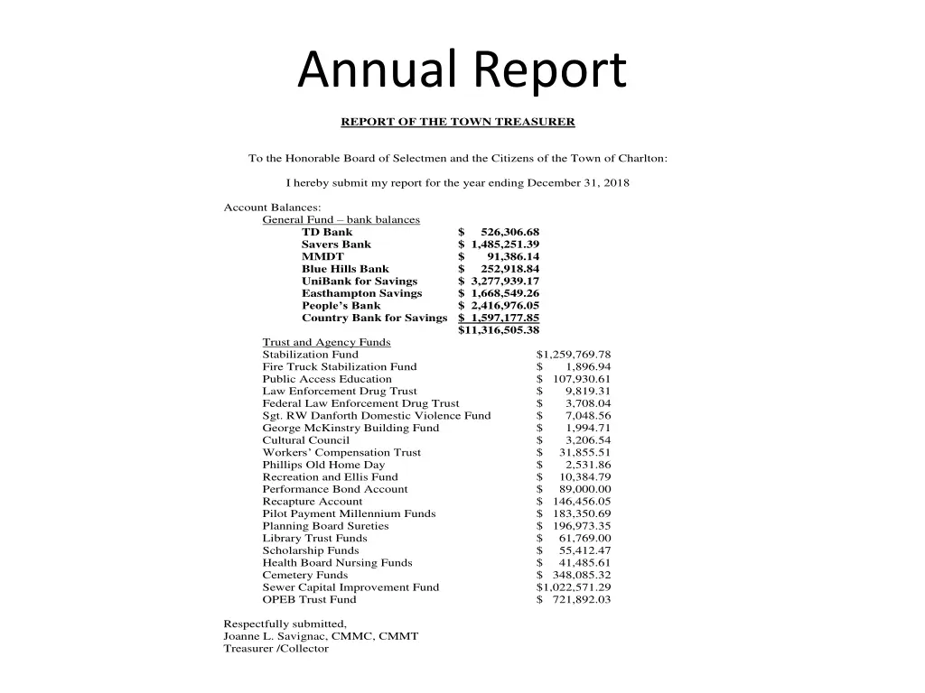 annual report