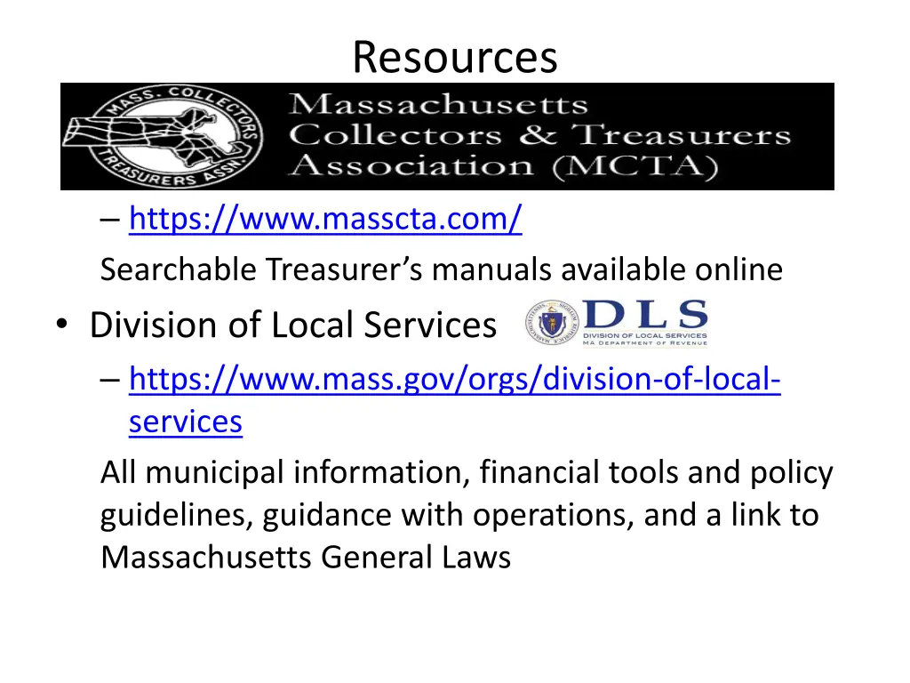 resources