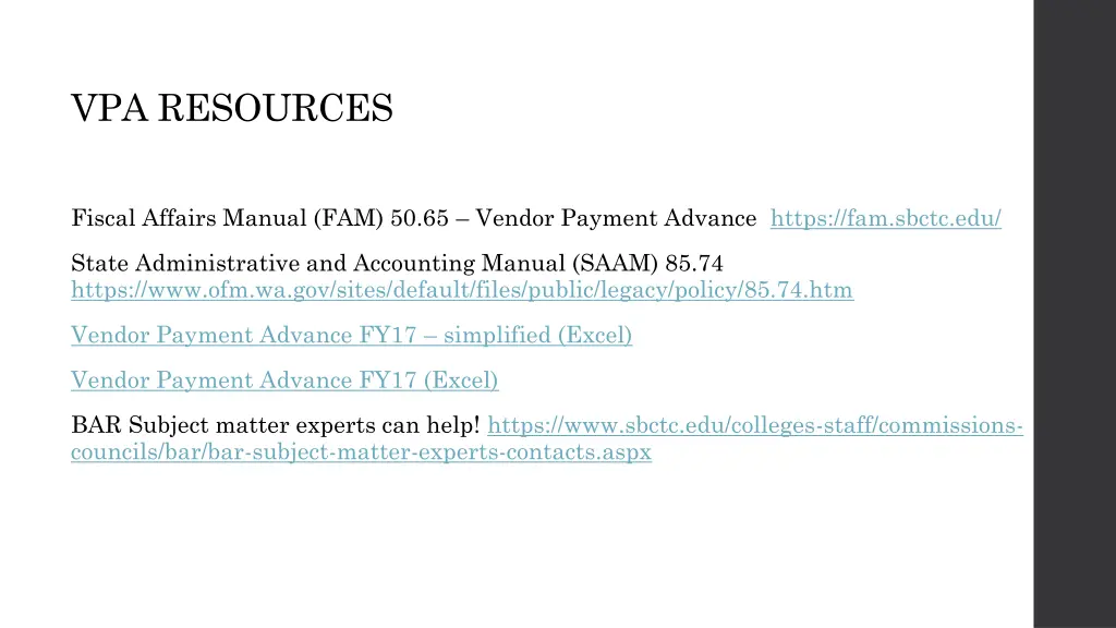 vpa resources