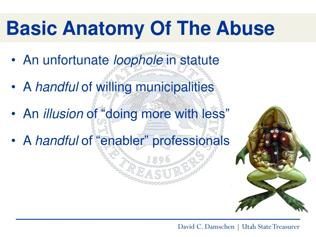 basic anatomy of the abuse