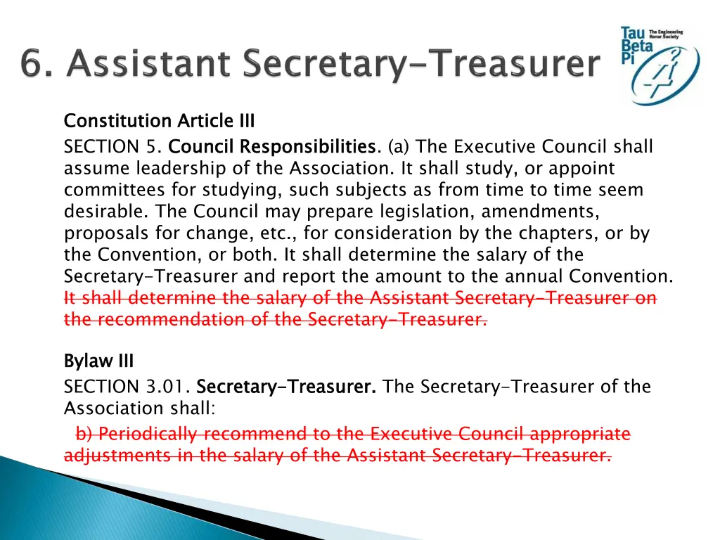 constitution article iii section 5 council