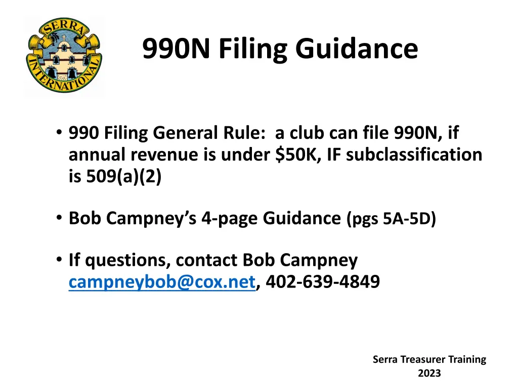 990n filing guidance