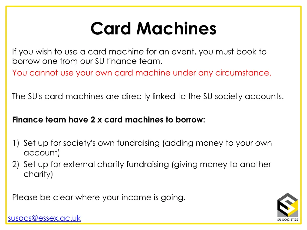 card machines