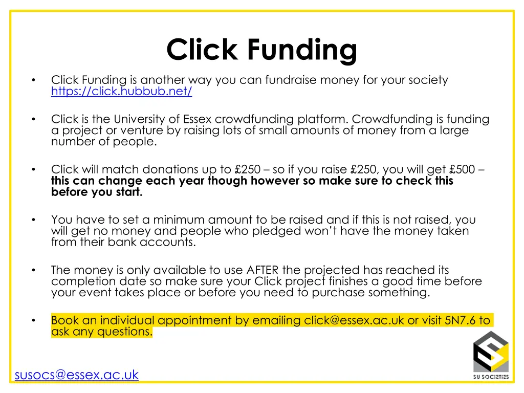 click funding