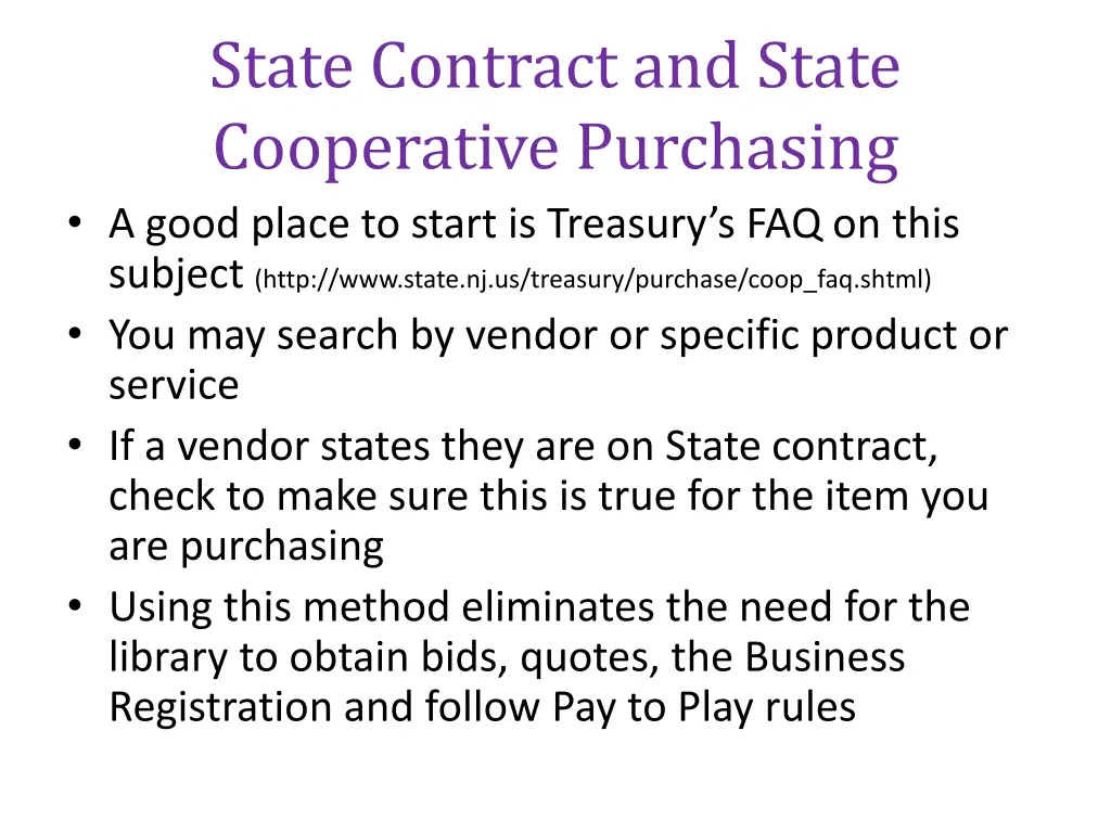 state contract and state cooperative purchasing