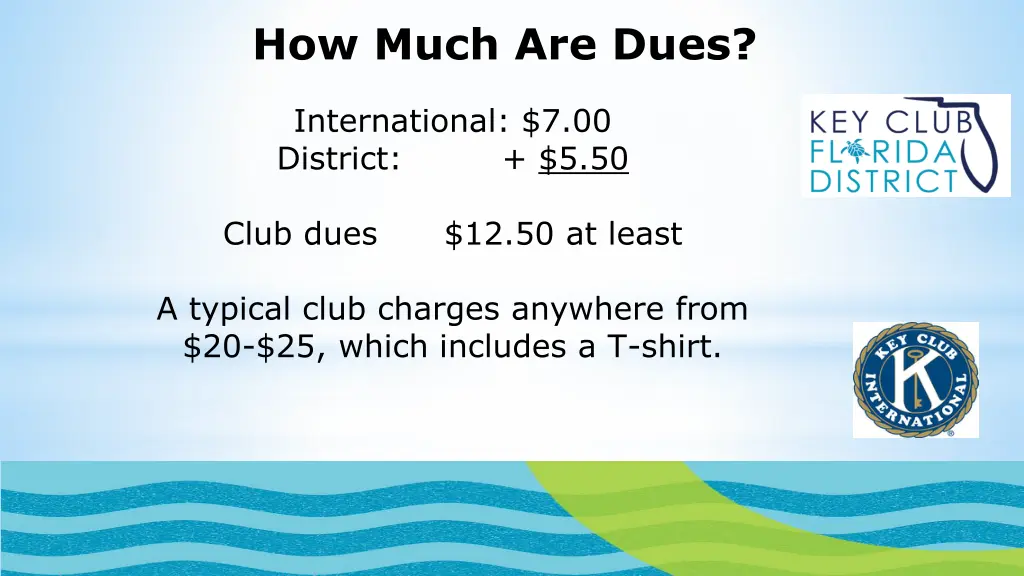 how much are dues