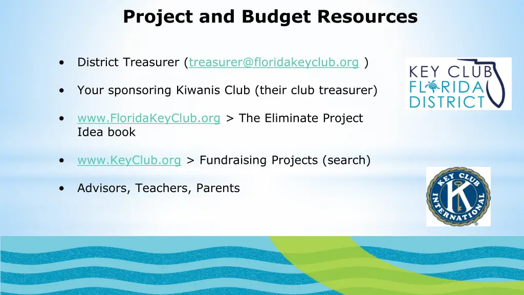 project and budget resources