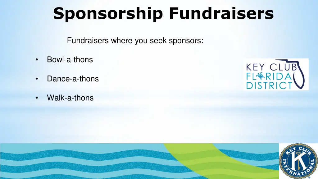 sponsorship fundraisers