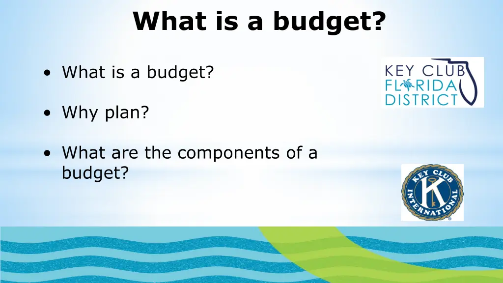 what is a budget