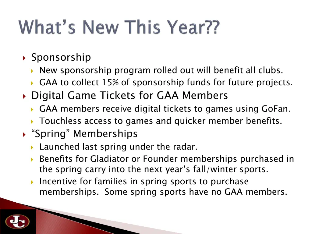 sponsorship new sponsorship program rolled