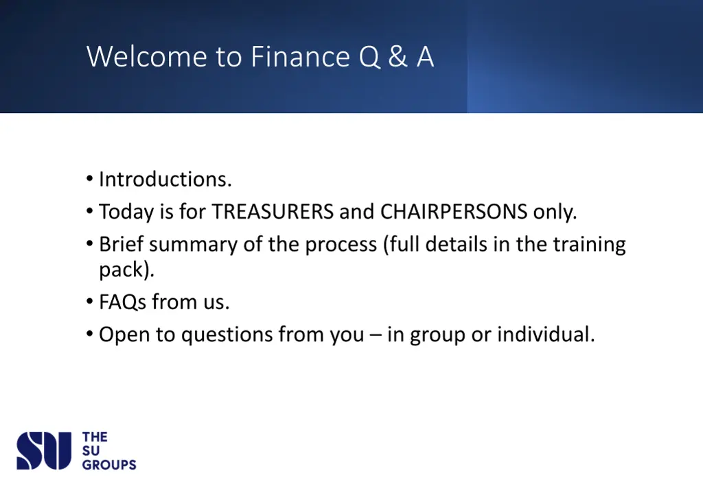 welcome to finance q a