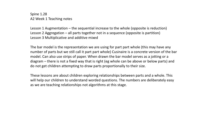 spine 1 28 a2 week 1 teaching notes