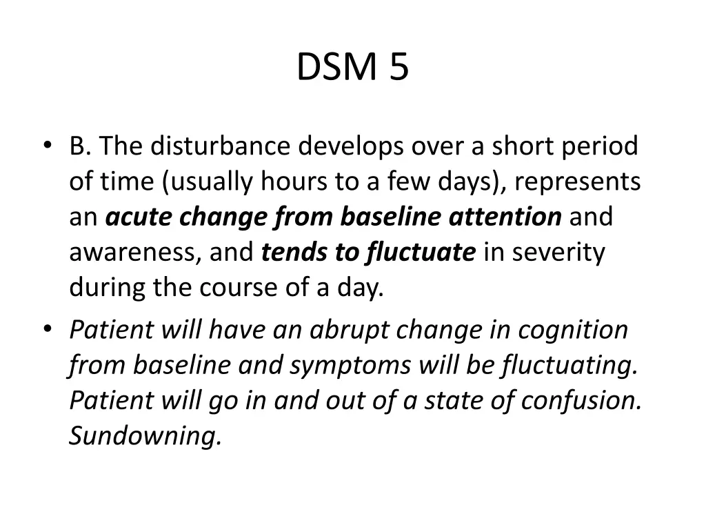 dsm 5