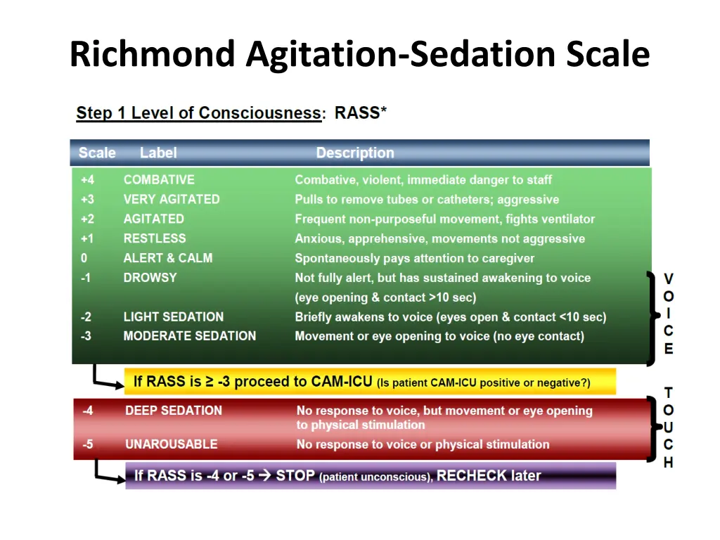 richmond agitation sedation scale