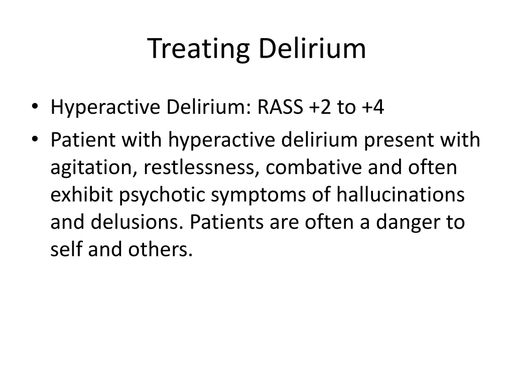 treating delirium 3